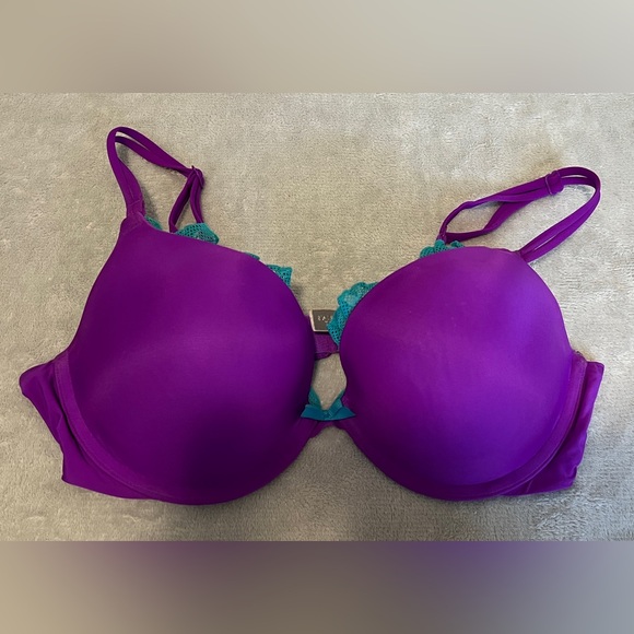 Victoria's Secret Purple and light blue Bra - Picture 4 of 7